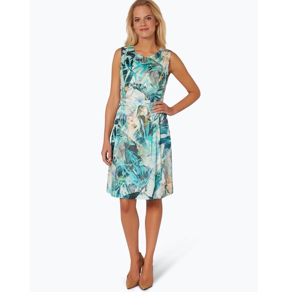 Tropical Printed Midi Dress - Picture 4 of 6